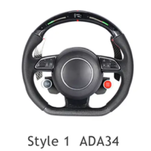 AUDI Sports RS Steering Wheel for A1, A2, A3, A4, A5, A6, A7, A8, Q1, Q2, Q3, Q5, Q6, Q7, Q8, TT, RS3, RS5, RS6, RS7, RS8, R8 Models